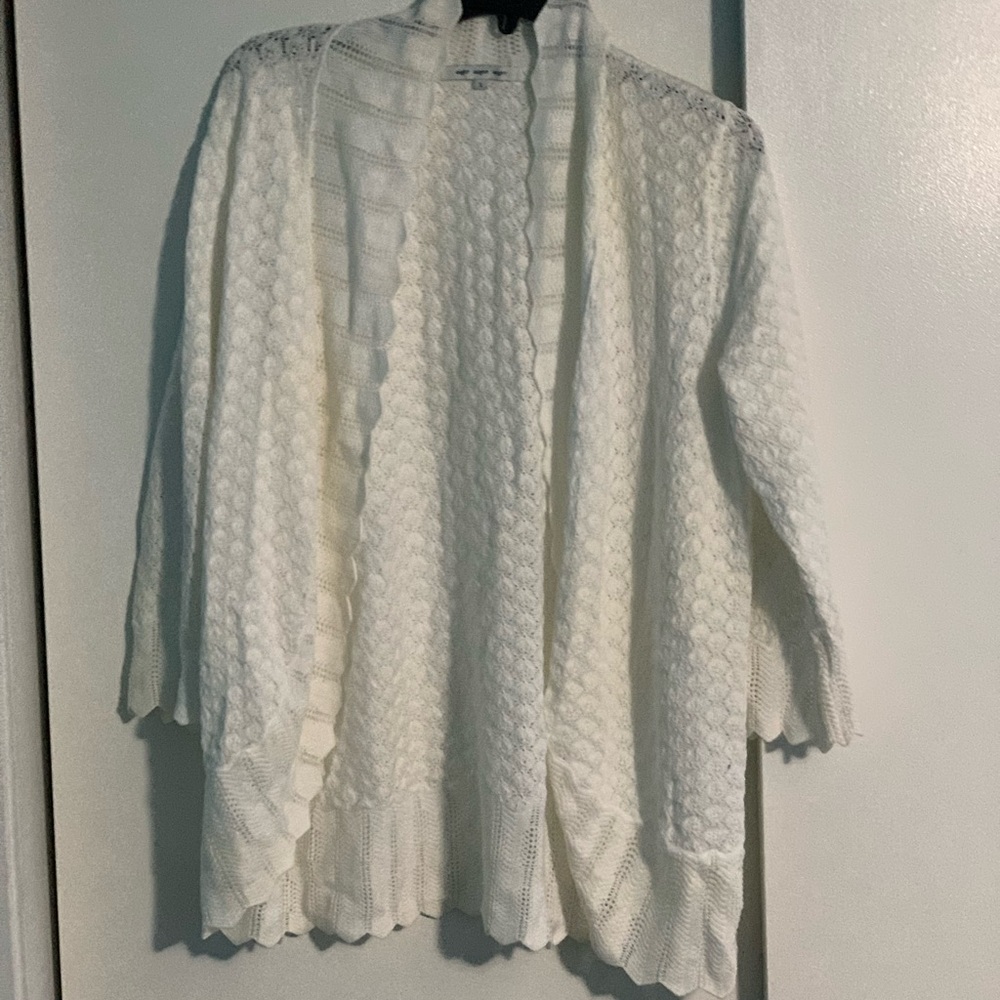 White Cardigan